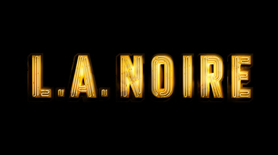 The L.A. Noire neon logo