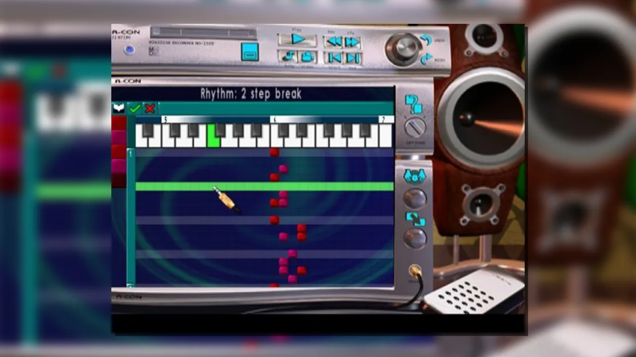 An on screen keyboard and note editor