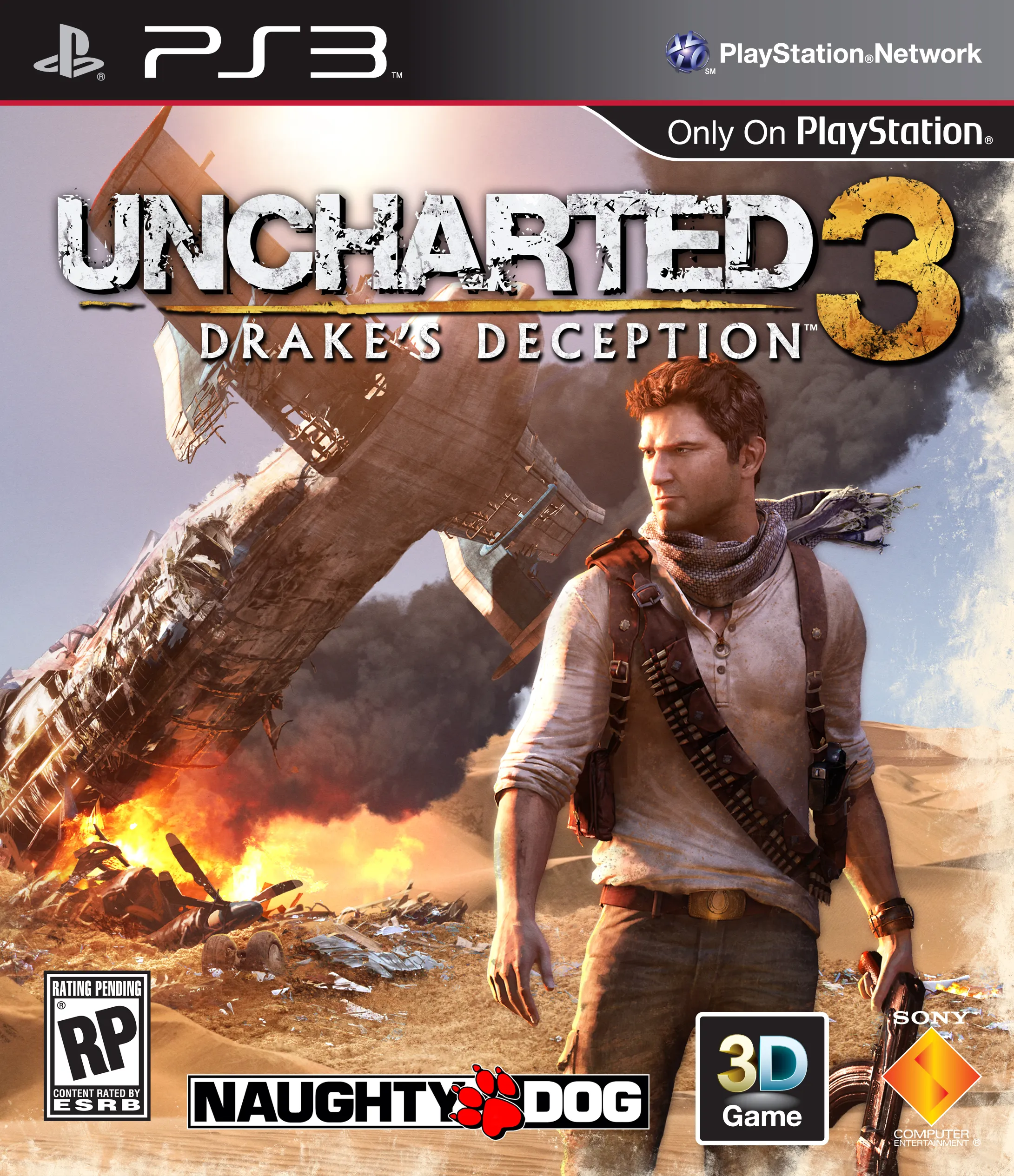 The box art for Uncharted 3