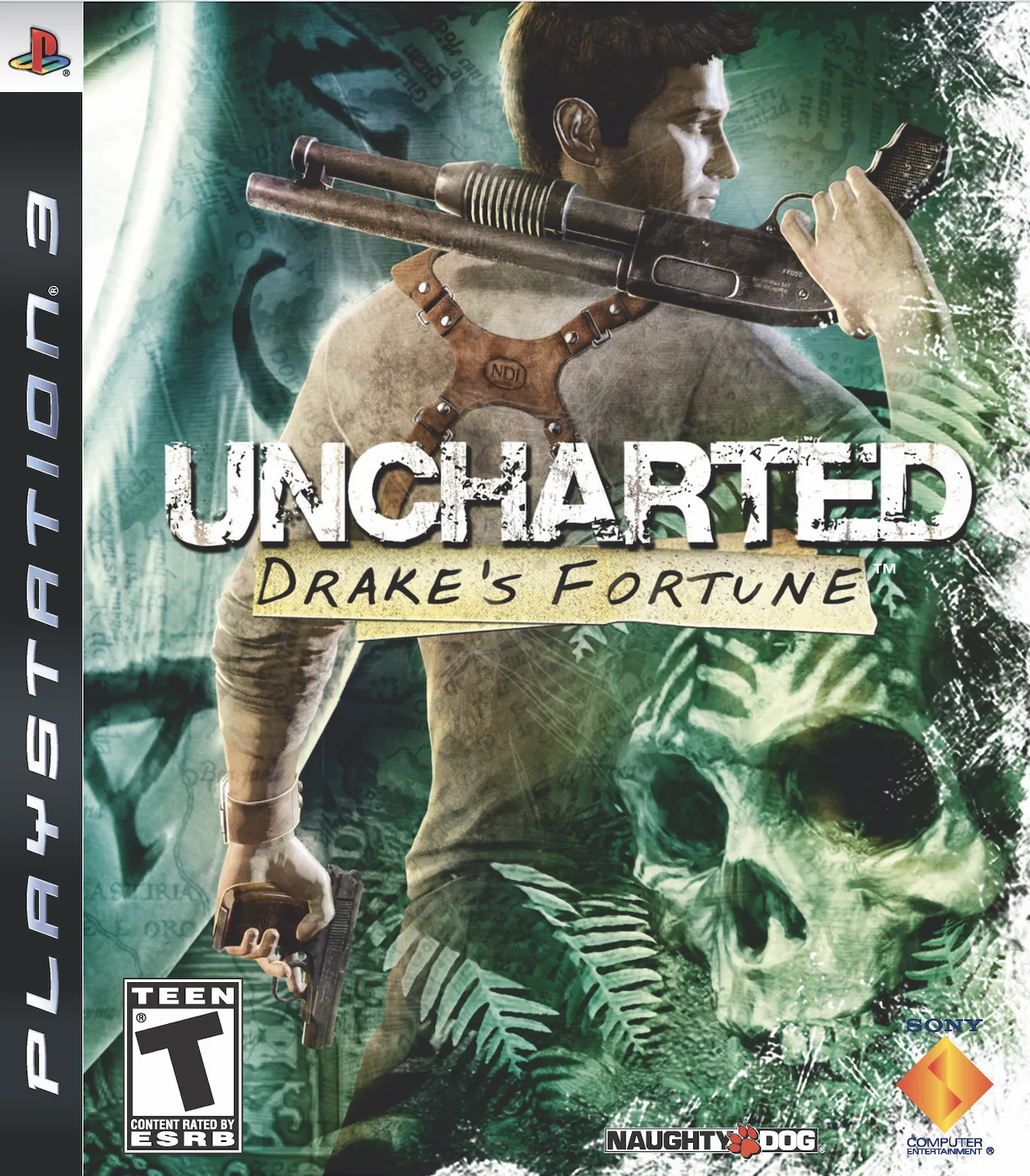 The box art for Uncharted