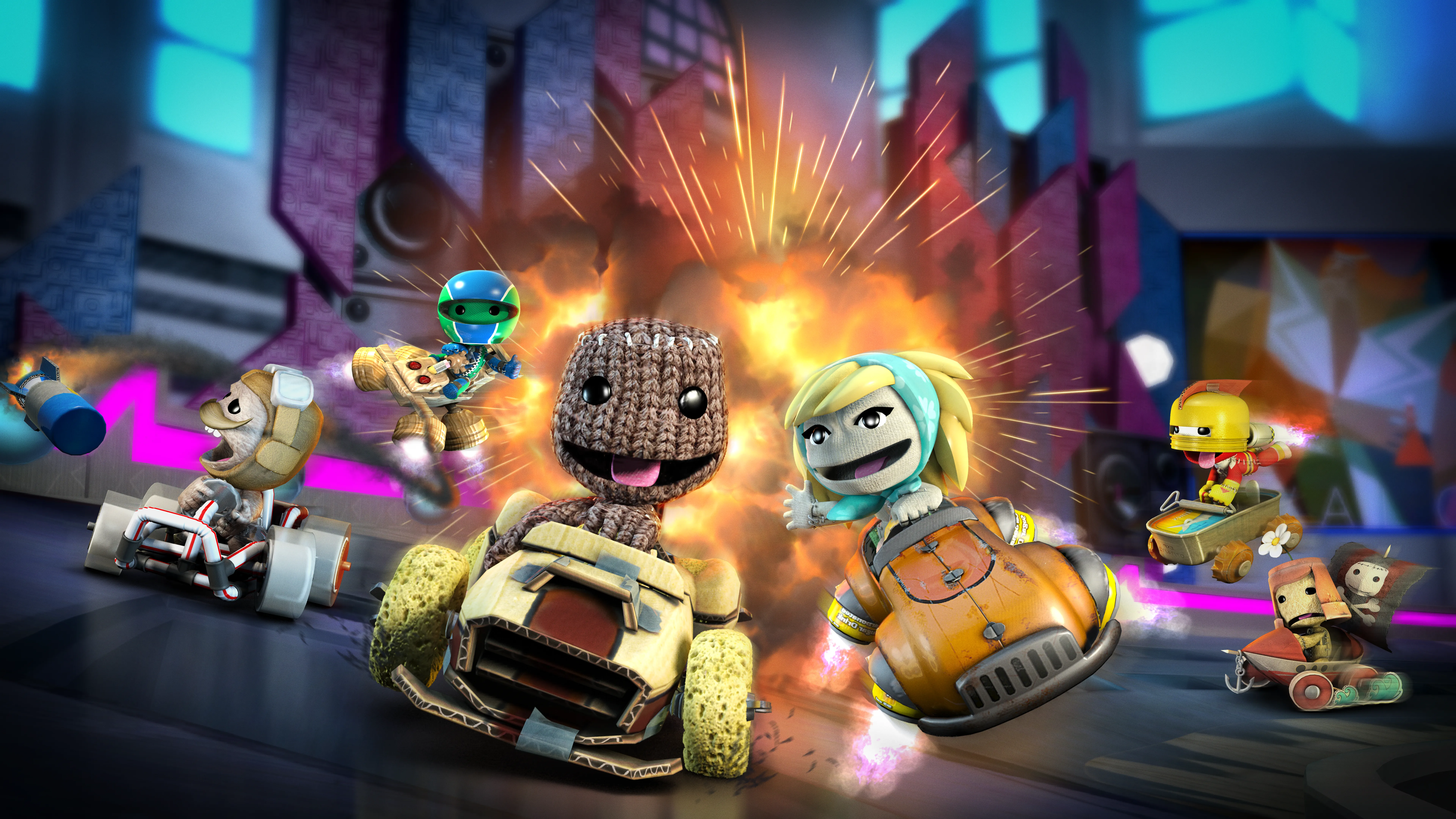 Characters from LittleBigPlanet Karting