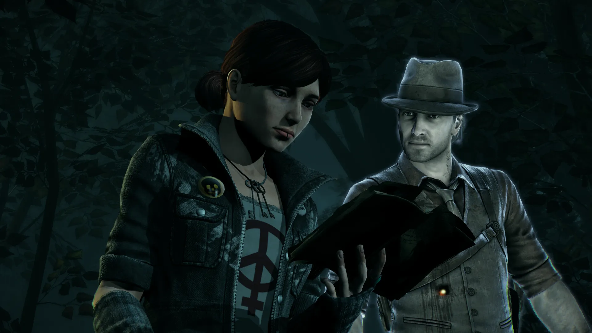 A ghost detective and a human girl